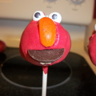 Elmo Cake Balls