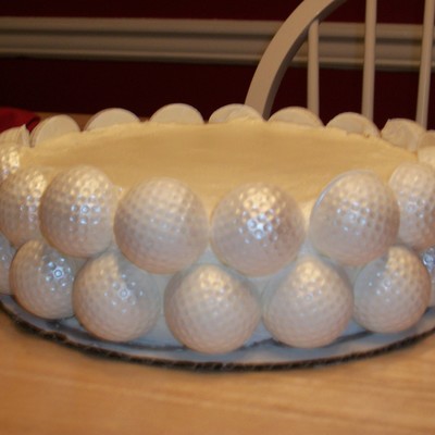 Golf Ball Cake
