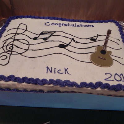 My Son's Graduation Cake