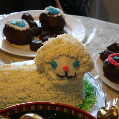 Easter Lamb Cake