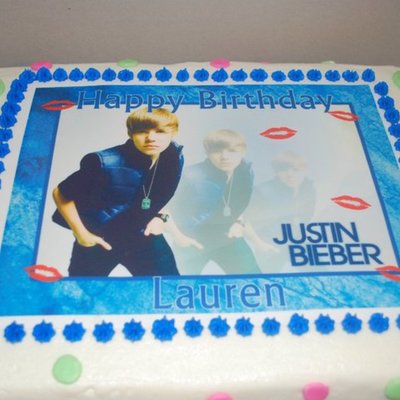 Justin Bieber Birthday Cake