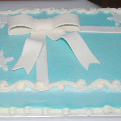 Christmas Package Birthday Cake