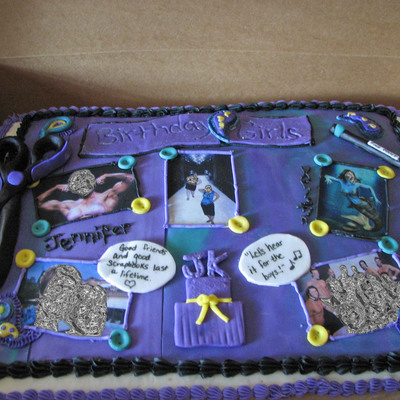 Scrapbook Cake