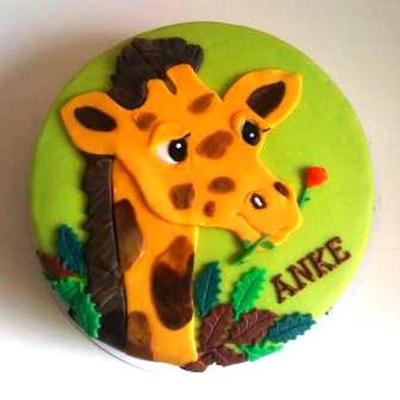 Juf Anke Gifaffe 'birthday Cake