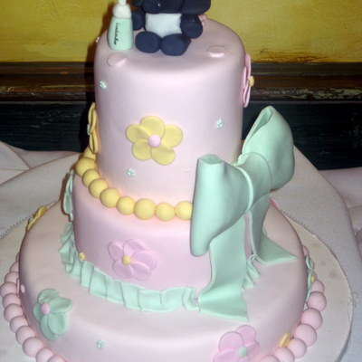 Elephant Themed Baby Shower Cake