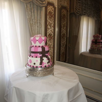 Twin Baby Girls Baby Shower Cake