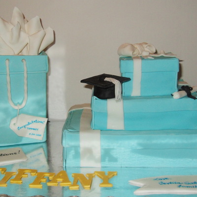 Tiffany Grad Cake