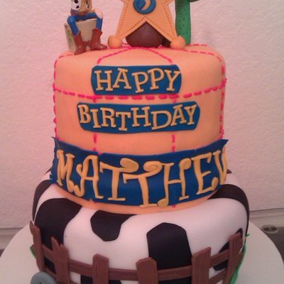 Cowboy Theme Cake