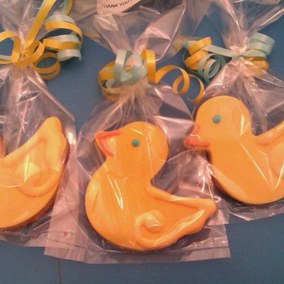 Duck Cookies For A Baby Shower
