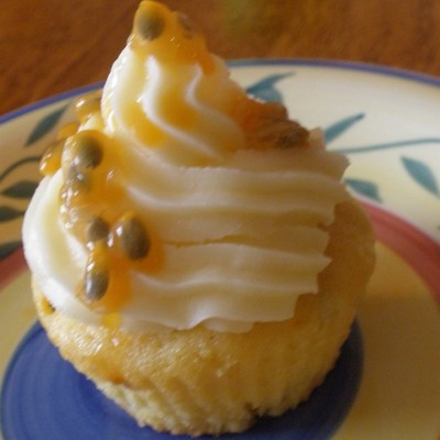 Passion Fruit Cupcake With Buttercream