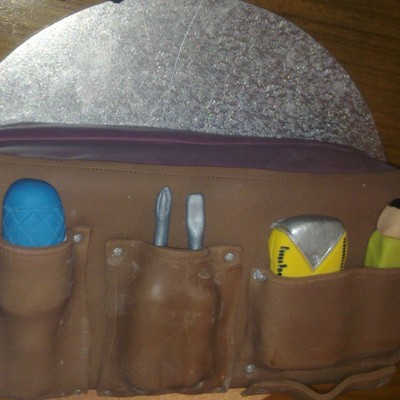 Tool Box And Tool Belt.