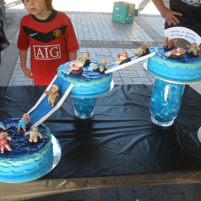 Water Slide Cake