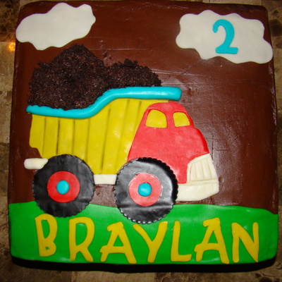 Dump Truck Cake