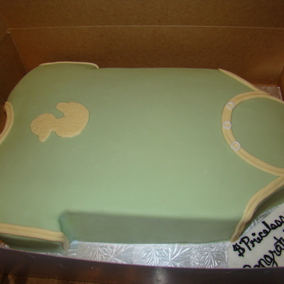 Onesie Baby Shower Cake