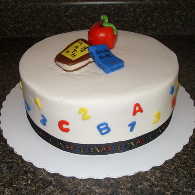 Teacher Grad Cake