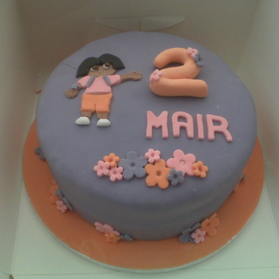 Dora The Explorer Birthday Cake