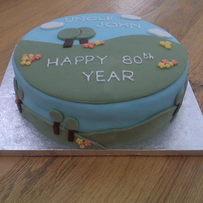 Countryside Themed Cake
