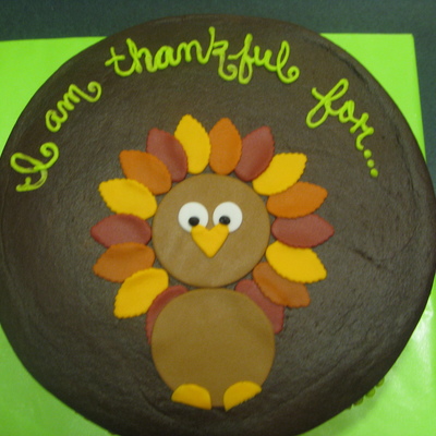 Thanksgiving Thankful Cake