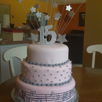 15Th Birthday Cake