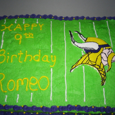 Minnesota Vikings Cake