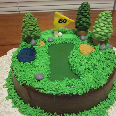 60Th Golf Cake