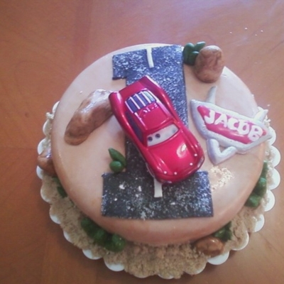 1St Birthday Cars Cake