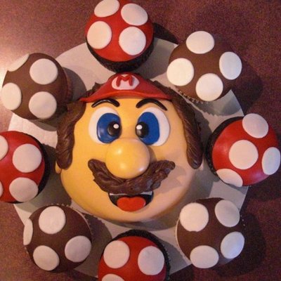 Mario Brothers Cake