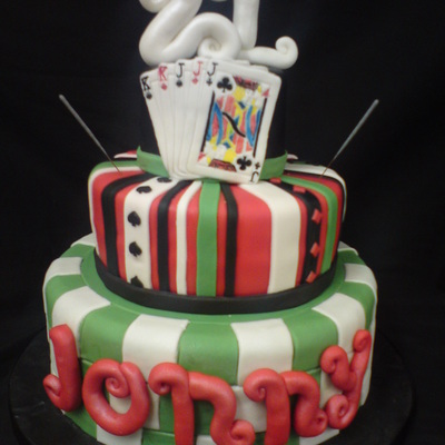 21Poker Cake