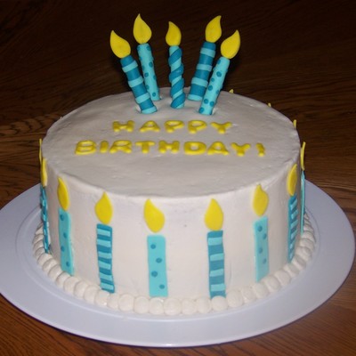 Candle Birthday Cake