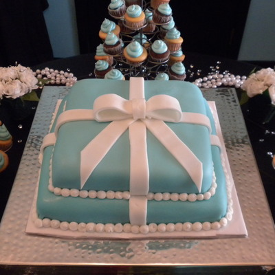 Tiffany Box Cake