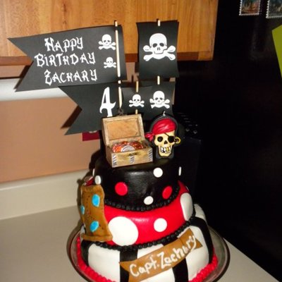 Pirate Birthday Cake
