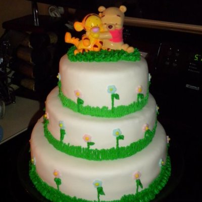 Whinnie The Pooh Baby Shower Cake