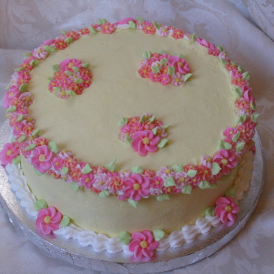 Drop Flower Birthday Cake