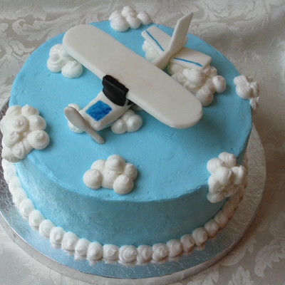 Airplane Birthday Cake