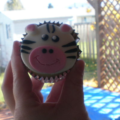 Zebra Cupcake