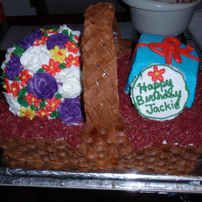 Basket Bday Cake