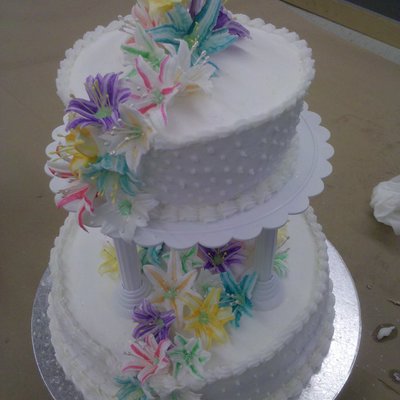 Tiered Flower Cake