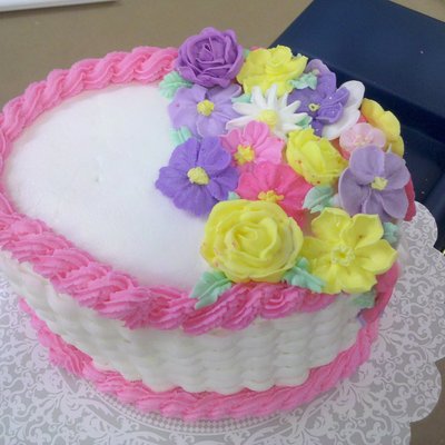 Basketweave Cake