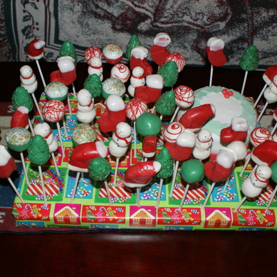 Christmas Cake Pops