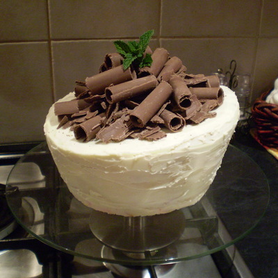 Topsy Turvy With Chocolate Curls