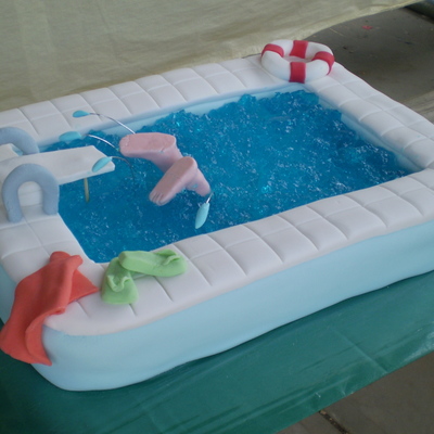 Man Diving Into A Pool