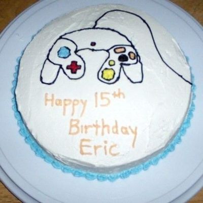 Nintendo Gamecube Controller Bday Cake