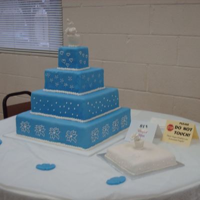 Winter Bliss Wedding Cake