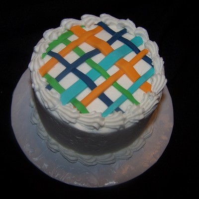 Plaid Cake