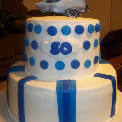 50's Car Birthday Cake