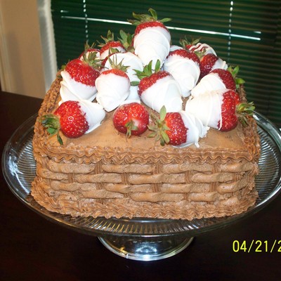 Ganache Birthday Cake