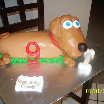Dog Birthday Cake