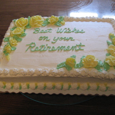 Retirement Yellow Roses