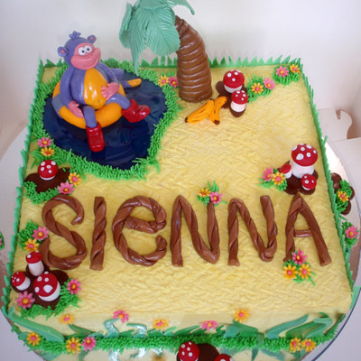 Boots: Dora The Explorer Birthday Cake