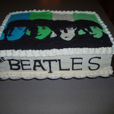 The Beatles Birthday Cake